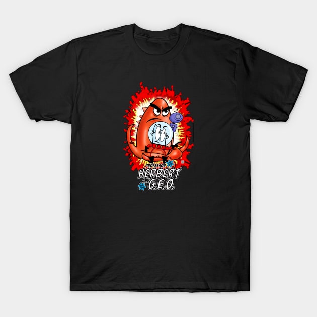 Professor Herbert and Geo: Adventure Team! T-Shirt by StudioSiskart 
